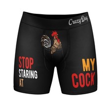 Mens Stop Staring At My  Boxer Briefs Funny Sarcastic Joke Graphic Novelty