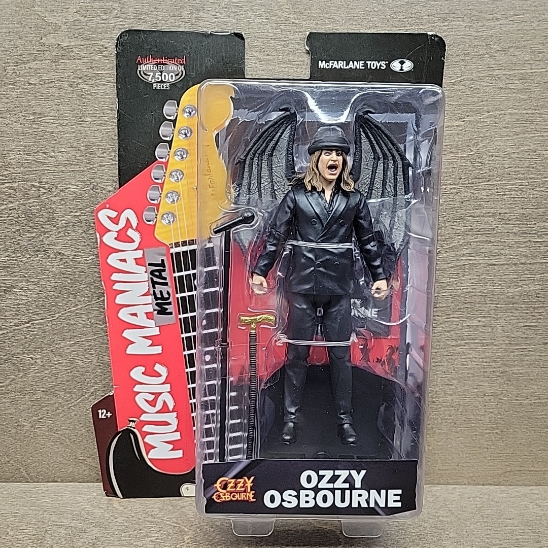 Ozzy Osbourne Action Figure Mcfarlane Toys Music Maniacs Metal