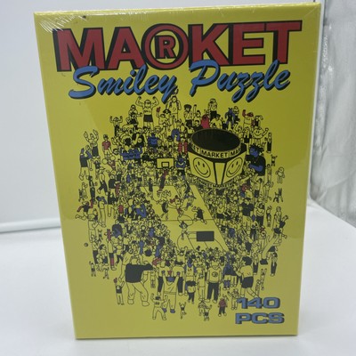 OFFICIAL CHINATOWN Market SMILE Y WORLD BBALL GAME PUZZLE SMILE Y   140 Pcs NWT