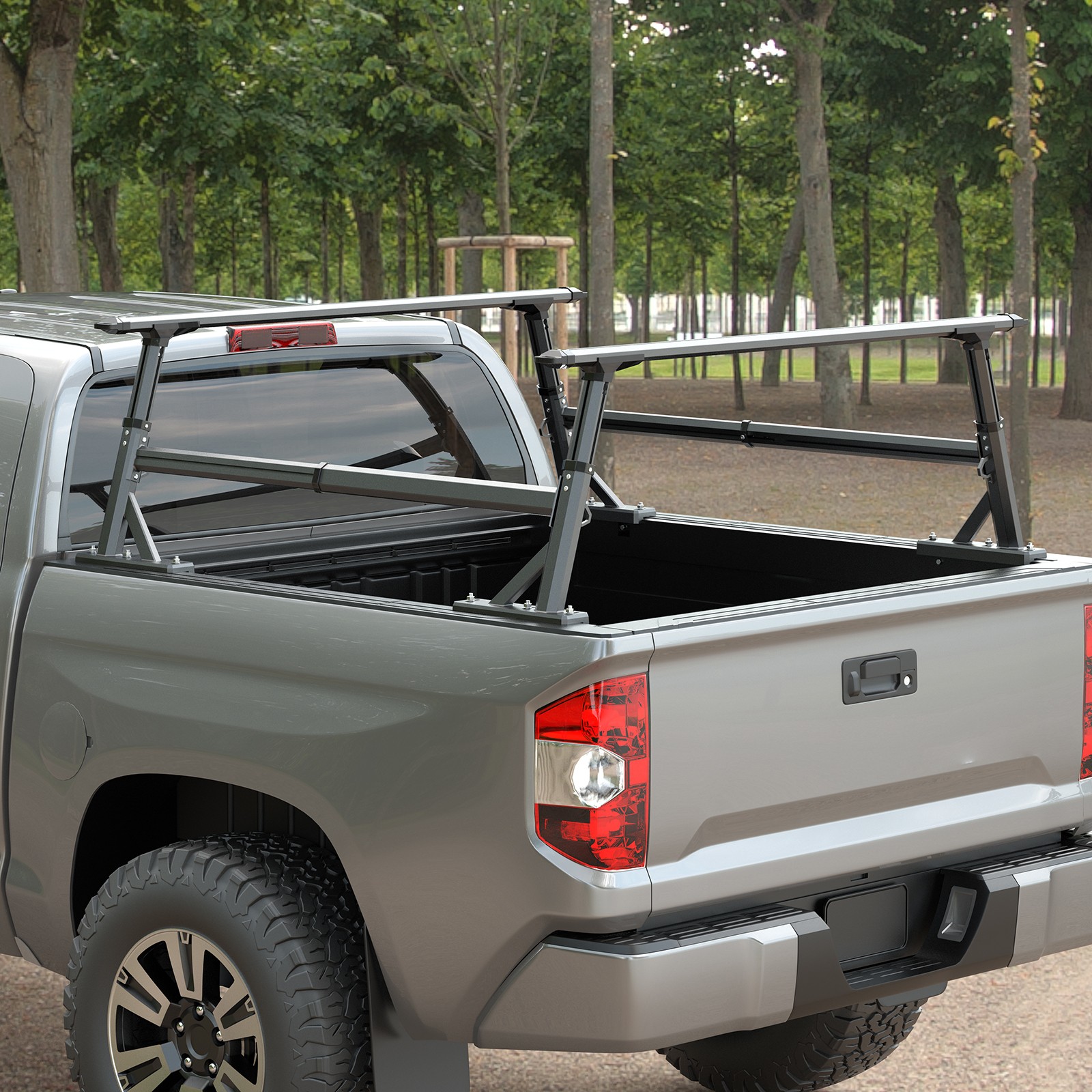 Pair Luggage Carrier Cargo Ladder Rack Truck Pickup Duty Bed Universal Fitment