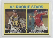 2016 Topps Heritage Rookie Stars Elias Diaz Nefi Ogando #184 0c7d