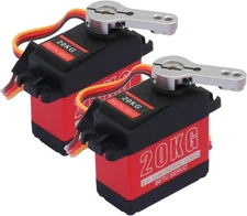 2Pack 20KG RC Servo，Steering Servo, Waterproof Servo with Full Metal Gear... 