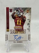 EJ Bibbs 2015 Panini Contenders Draft Picks Rookie Ticket Auto Iowa State