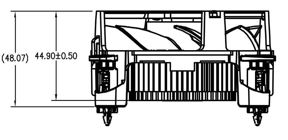 Intel i3 i5 i7 Kühler 95 Watt TDP Boxed Lüfer Sockel 1150 1151 1155 1156 1200 - Bild 4 von 4