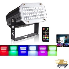 Halloween Strobe Light with Remote, Sound Activated Mini Strobe Lights Super ...