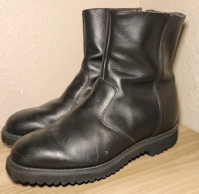 Vintage Union Made YKK Zipper Boots Women's 8 Moto Punk Biker