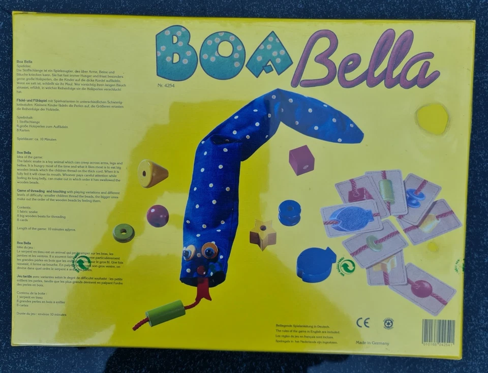 BOA BELLA - HABA 1998 - für 1-2 Spieler ab 2 Jahren - NEU !!! - Bild 2 von 2
