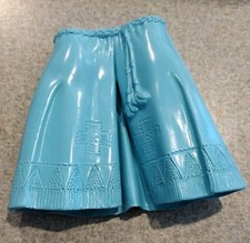 1960's-70's Marx Johnny West Princess Wildflower Blue Leather Skirt Nice Cond 1