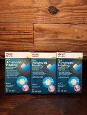 3 Boxes CVS Health Advanced Healing Hydrocolloid Spot Bandages - 15 Count Each