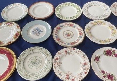 Hübsche Blumen Tee Salatteller 20cm Vintage Hochzeit Teepartys Buffet Top Marke
