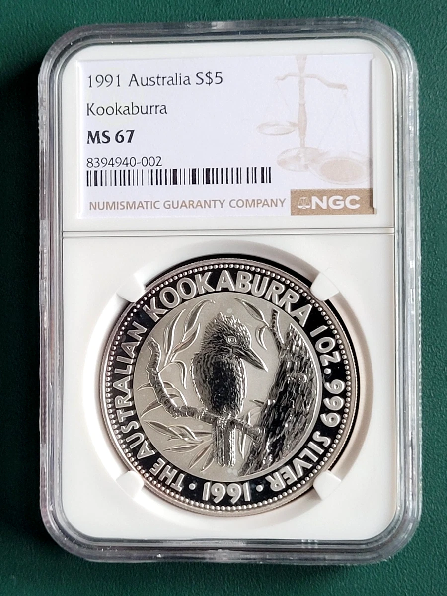 Australian Kookaburra 1 oz Precious Metal Content per Unit 1991
