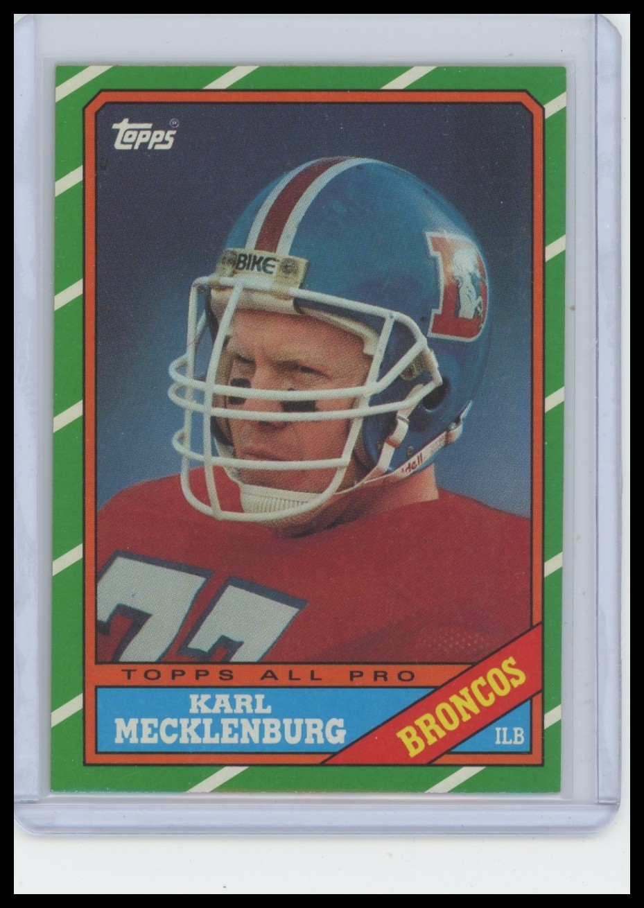 1986 Topps #119 Karl Mecklenburg
