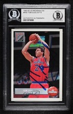 BAS 1992-93 Upper Deck McDonald's Tom Gugliotta #P50 BGS Authentic Auto ow6