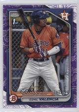 2024 Bowman Prospects Purple Pattern 188/199 Esmil Valencia #BP-75 0o4t