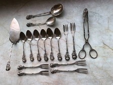 Sch&ouml;ne Altes Silberbesteck Set 835 Gestempelt 285 Gramm