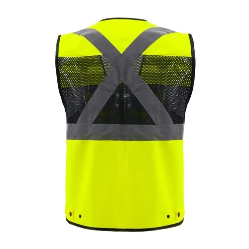High Visibility Reflective Safety Construction Work Vest for Men Women image 2