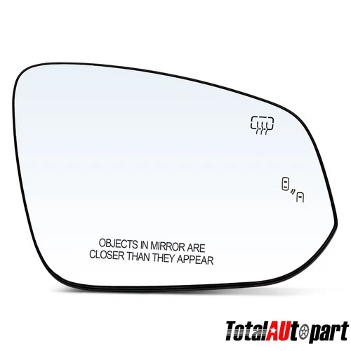 Mirror Glass w/ Heated & Blind Spot for Toyota Sienna 2021-2023 Front Passenger
