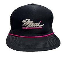 Vintage Hawaiian Headwear Hawaii Cap Mesh SnapBack Trucker Hat Rope Hat Maui