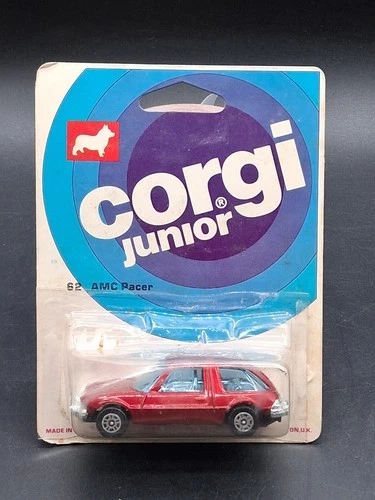Vintage 1976 Corgi Junior #62 Diecast AMC Pacer 1/64 MOC NRFP