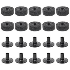 20Pcs Standard Size Cymbal Stand Felt Pads Washer and Cymbal Sleeves Replacement