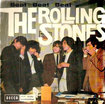 The Rolling Stones Beat Beat Beat CLUB EDITION, ROUND EAR EMBLEM Decca