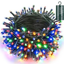 Battery Christmas Lights, 66ft 200LED Fairy Lights Battery Operated Timer 8 Mode
