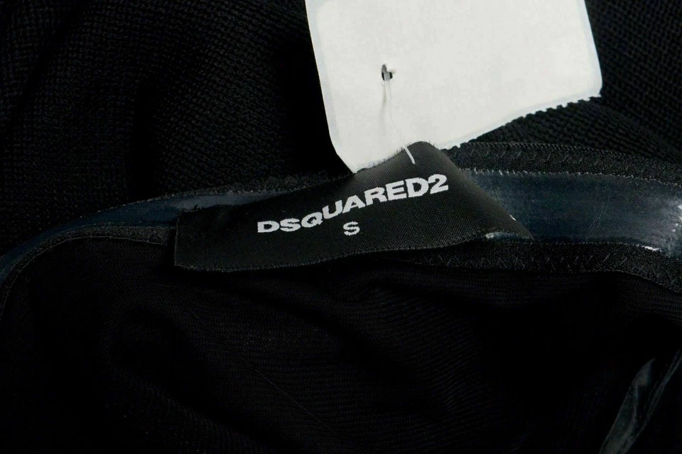 Falda lápiz elástica negra para mujer Dsquared2 US S IT 40 Foto 3 de 3