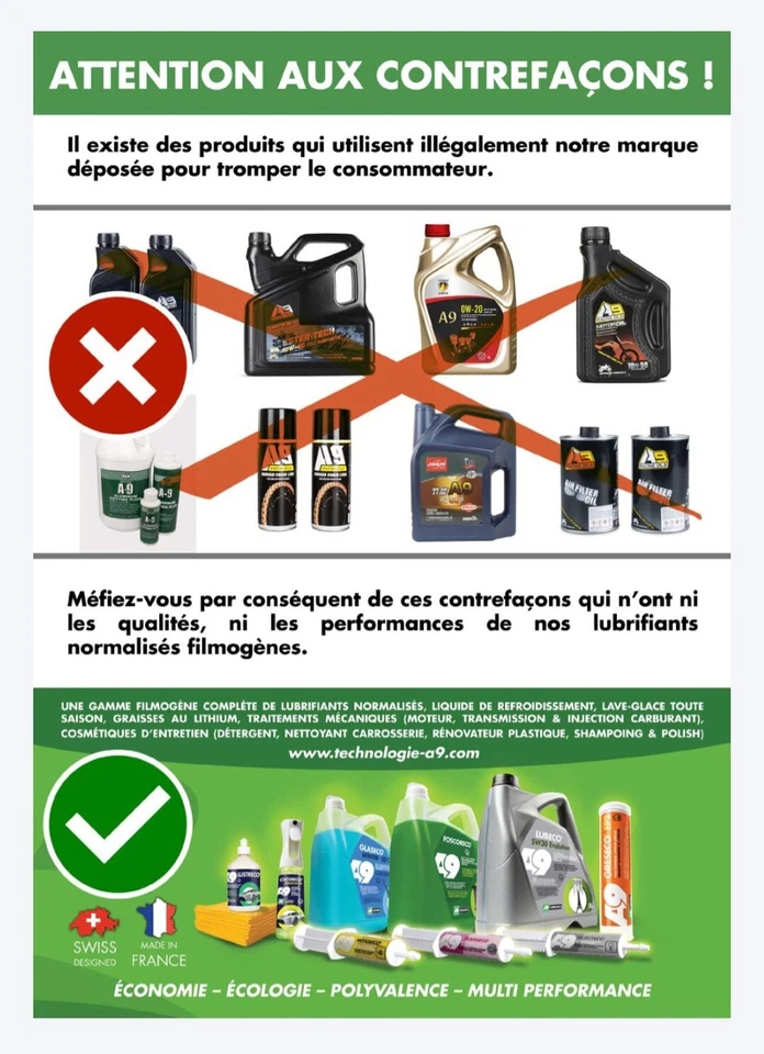 MOTORECO VL : 1er Traitement moteur Filmogène contenant la TECHNOLOGIE A9 - Photo 4/4