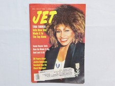 Jet Magazine Tina Turner Isaac Hayes Jackie Robinson April 1, 1985 9G