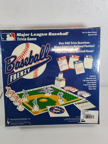 Baseball FRENZY Major League Baseball Trivia Game 2004 Brand NEW Sealed - Picture 2 of 2