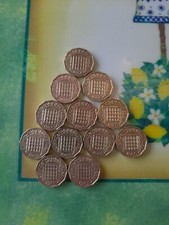 12x Elizabeth II brass Three Pence Coins - Excellent Condition (1954 damaged)