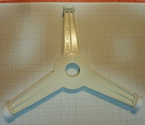 Mikrowellen Drehteller Antriebsstern Mitnehmer Rolle 19 mm aus Lunik 850 selten