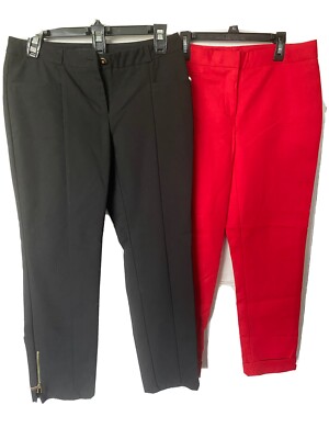 Womens Size Black Alfani stretch crop pants Red Style Co Stretch Crop  Pants