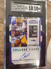2020 Panini Contenders DP 2/10 Clyde Edwards-Helaire #125 VAR. A RC AUTO SGC 10!
