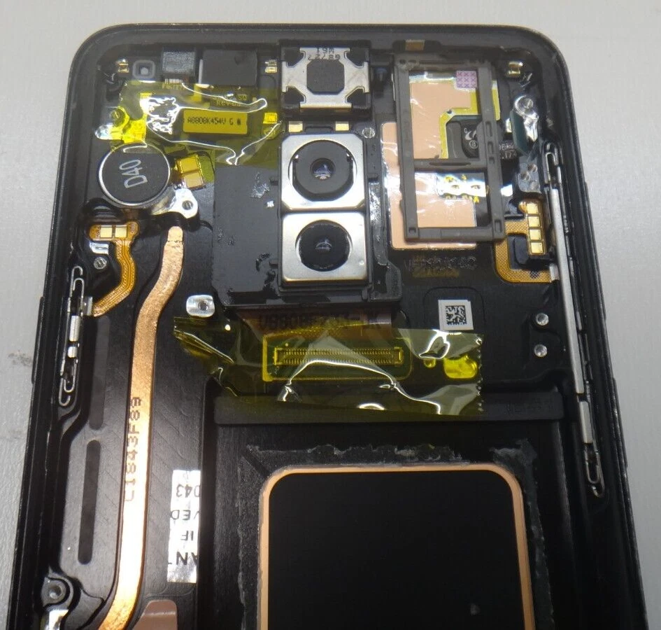 Digitalizador de pantalla LCD OLED OEM + marco + cámaras Samsung Galaxy S9 + SM-G965U GRADO B Foto 3 de 4