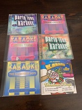 Lot Of 6 Karaoke CDs Country Hits Dixie Chicks Britney Spears Backstreet Boys