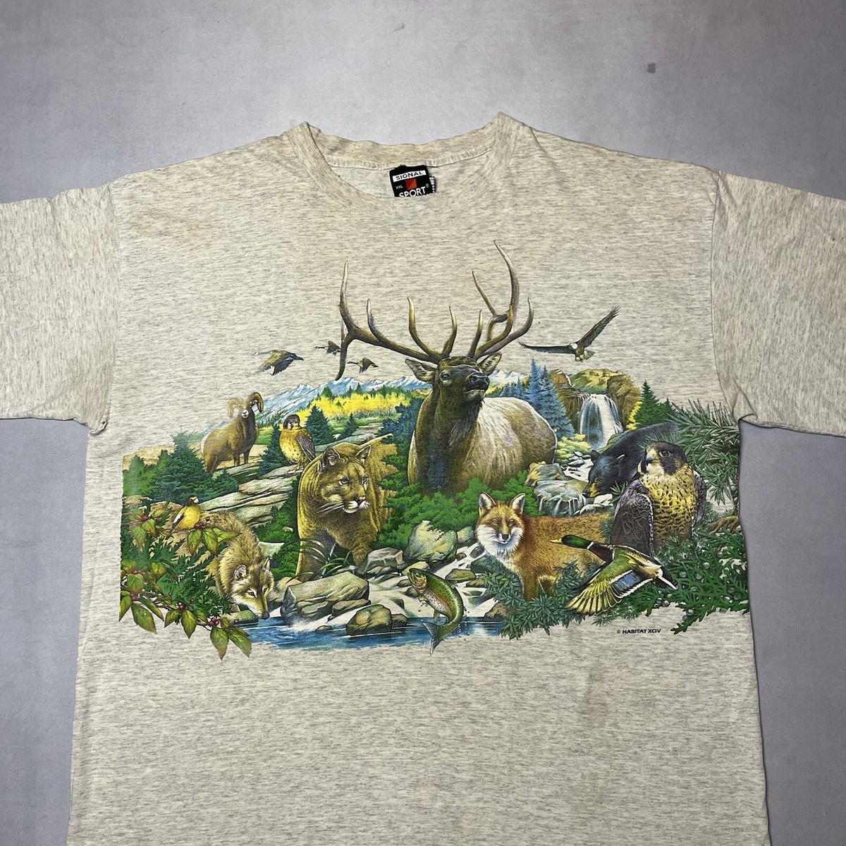 90S USA製 NATURE CANT BE RESTOCKED XL Vintage 90s NATURE CANT Be RESTOCKED Save Wildlife Love