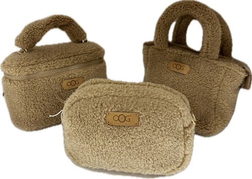 OOG teddy fur plush small bag wool shoulder bag handle bag tote bag - Picture 24 of 37