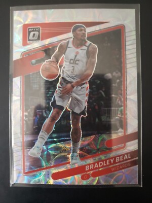 2021-22 Optic Premium BRADLEY BEAL Wizards #74 SCOPE PRIZM /249