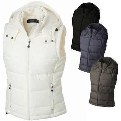 James & Nicholson Damen Steppweste Padded Vest Weste Jacke Mantel Shirt S -XXL