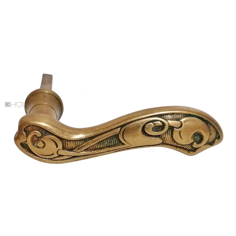 Poignée De Porte Antique Florale Art Nouveau 16,3 Mm 9 Pièces Vk - Photo 1/1