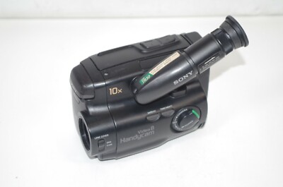 Sony Handycam Video8 Camcorder - AS IS / Parts or Repairs - Black
