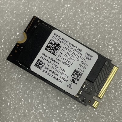 New WD SN740 1TB M.2 2242 NVMe PCIe Gen 4x4 SSD For Dell HP New WD SN740 1TB M.2 2242 NVMe PCIe Gen 4x4 SSD For Dell HP