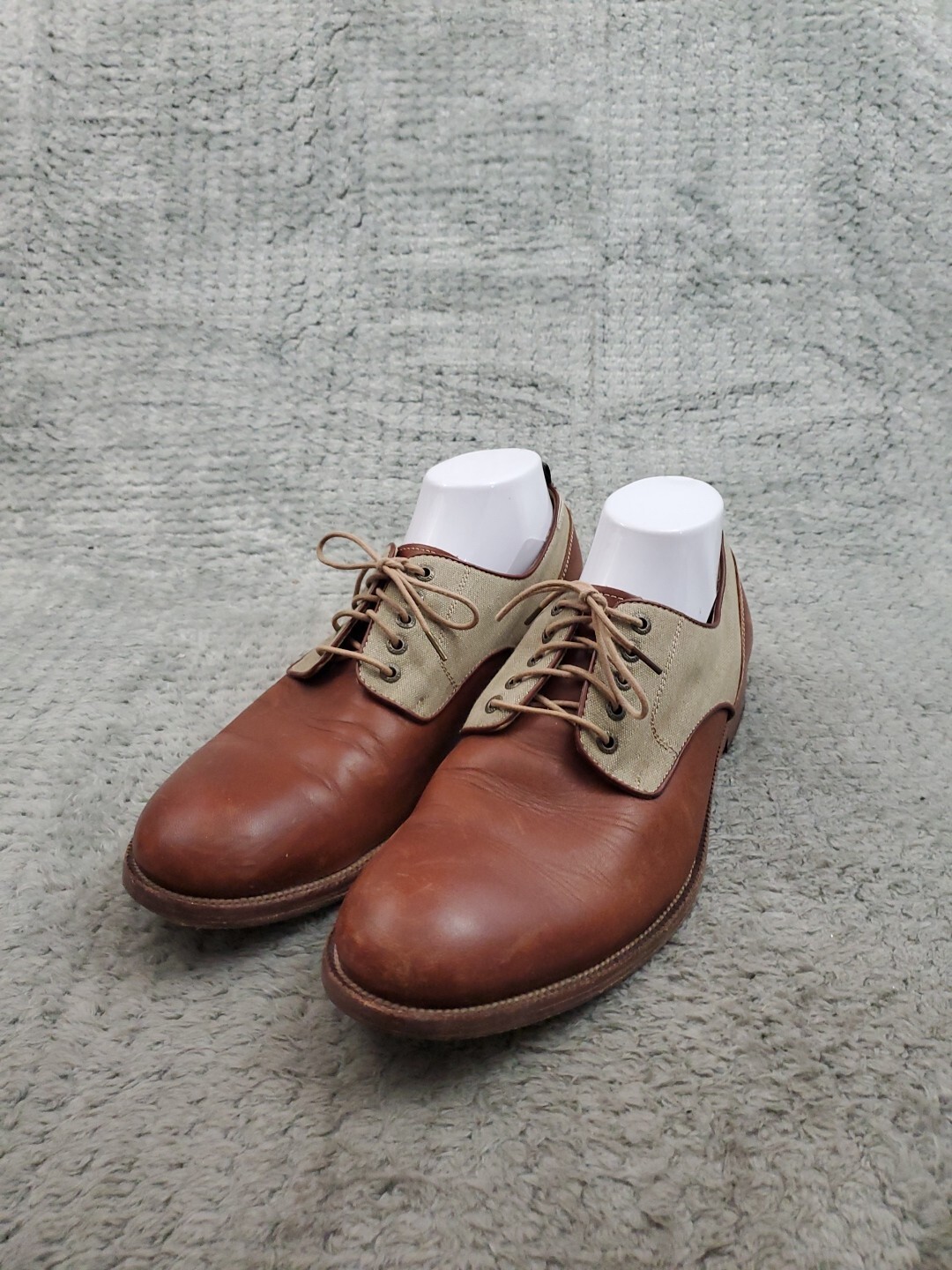 SAOLA Scarpe eleganti Oxford Johnston & Murphy uomo 9 5 M pelle marrone tela stringate