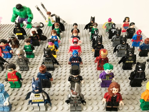Lego Super Heroes Minifigures Marvel DC Comics Avengers Batman Random Lot of 4 - Picture 3 of 7