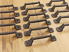 16 Cast Iron Rust Barn Handle Gate Pull Shed Door Handles Fancy Drawer Pulls