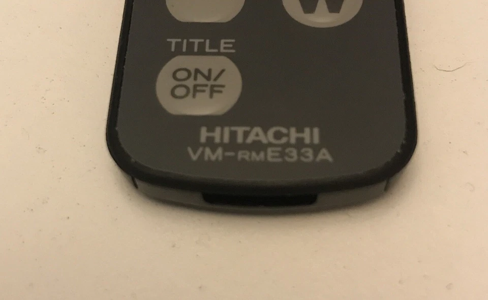 HITACHI VM-RME33A CAMCORDER REMOTE CONTROL - Image 3 of 4