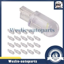 20X T10 194 168 W5W 2825 COB LED License Plate Interior Light Bulbs 6000K White