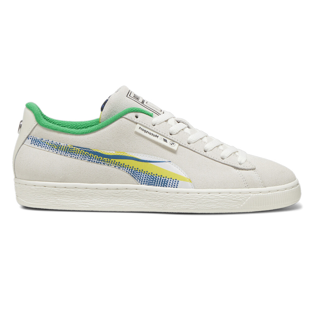 Мужские серые кроссовки Puma Bmw Mms Suede Lichtenstein на шнуровке Повседневная обувь 3081860