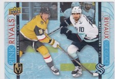 2023/24 TIM HORTONS UD DUOS..EICHEL / BENIERS..RINK RIVALS..CARD # RR-5